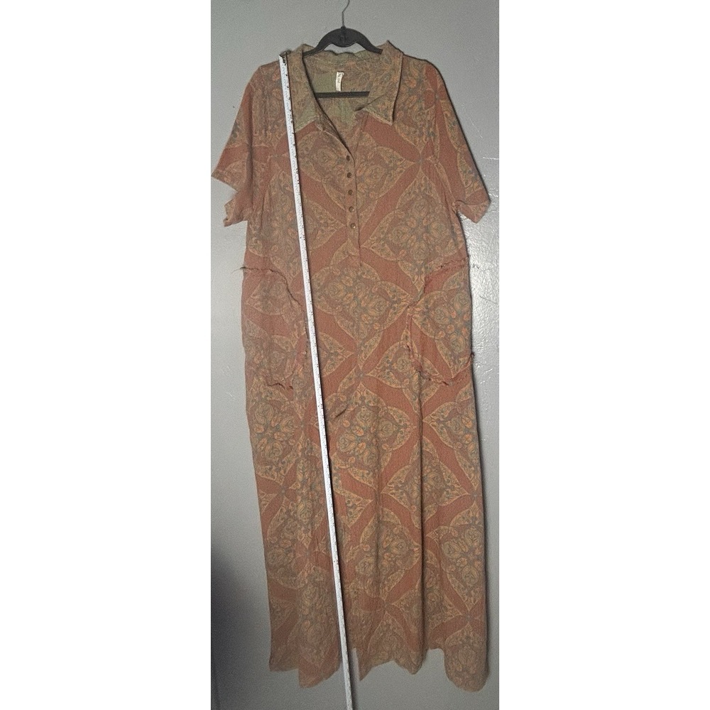 Oli & Hali Women's jumpsuit Large, Short Sleeves Lagen Look Artsy Relaxed - Picture 14 of 14